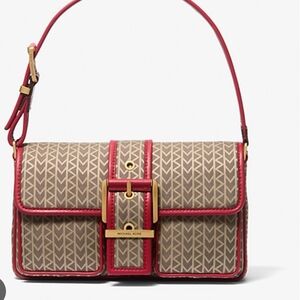 NWT-MICHAEL Michael Kors

Colby Medium MK2000 Logo Jacquard Shoulder Bag